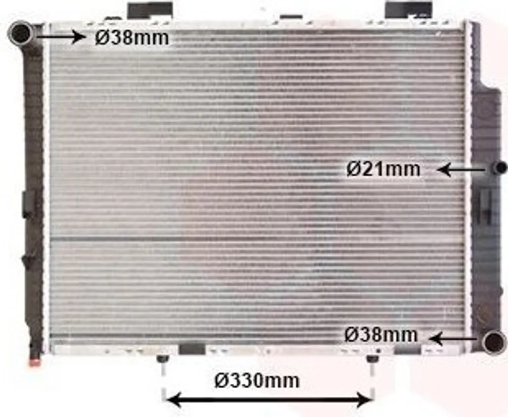 Radiateur refroidisseur d'eau de moteur pour Mercedes Classe E S210
