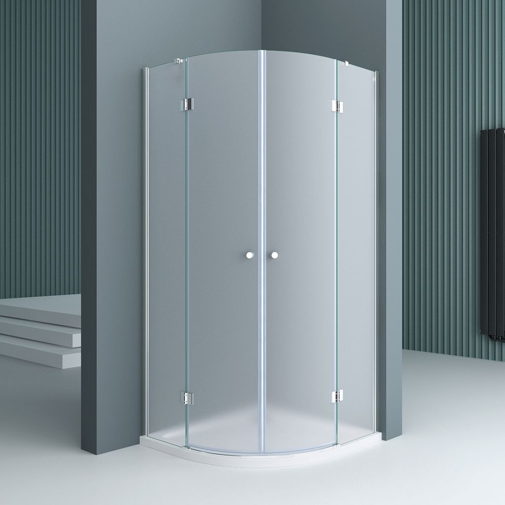 doporro Viertelkreisdusche Duschkabine 90x90x190cm Produktbild 