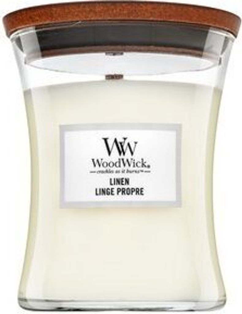 Woodwick Linen Duftkerze 275 g