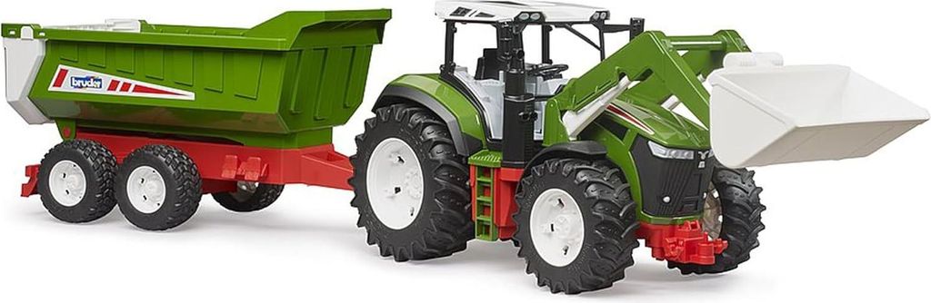 Ťahač s čelným nakladaním BRUDER ROADMAX + príves 03452 Obrázok produktu 