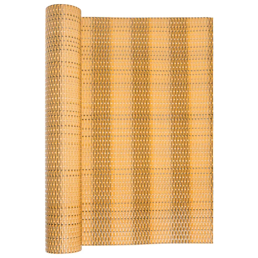 Pare-vue balcon 500x90 cm brun clair - Stop vis-à-vis polyrotin