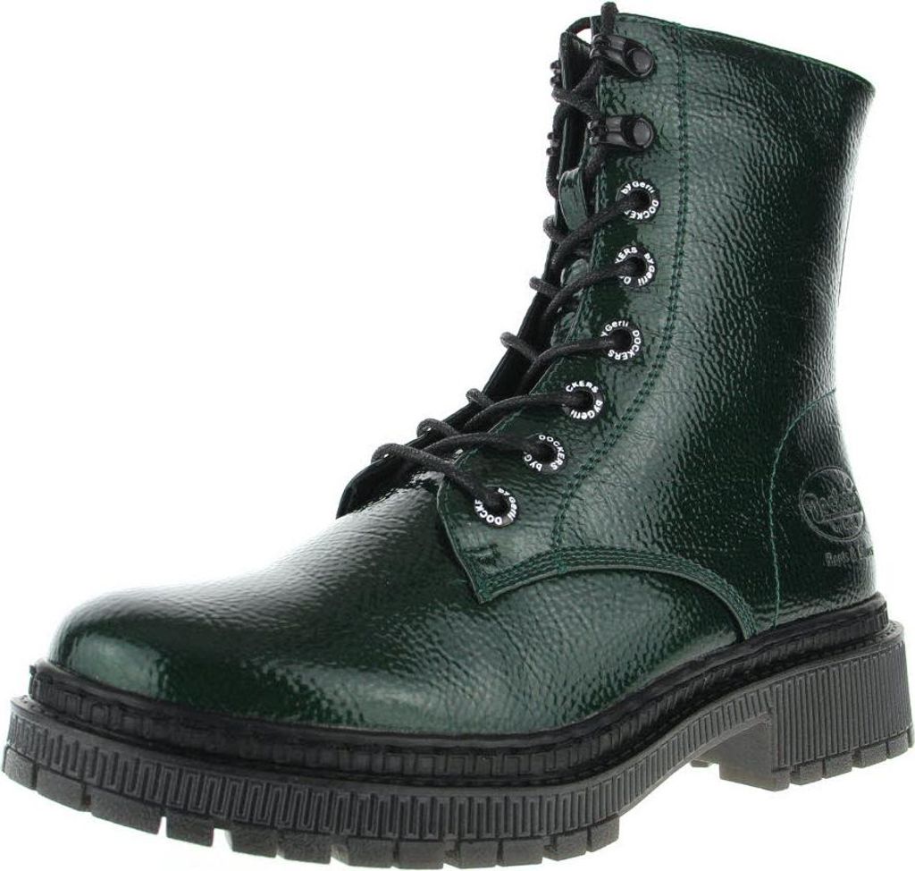 Dockers Schnürstiefel Kaltfutter in grün, Gr. 41 Produktbild 