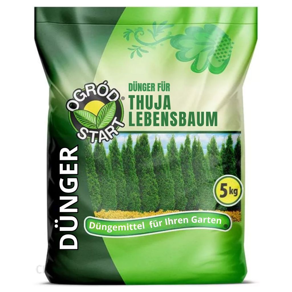 Thuja Dünger Lebensbaum Spezialdünger Smaragd Brabant Hecken NPK Magnesium 5kg