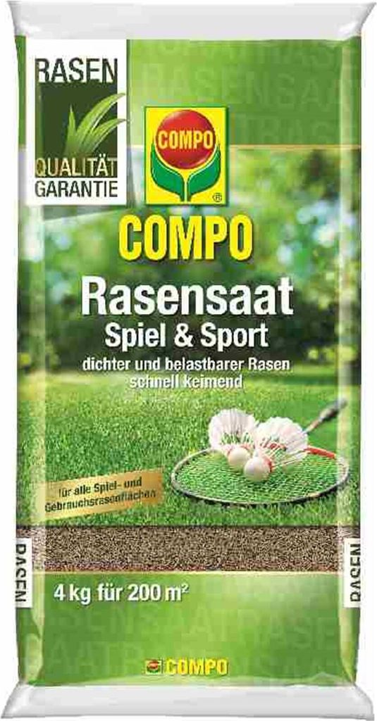 COMPO Nasiona trawnika Play and Sport 4 kg na 200 m² Zdjęcie produktu 