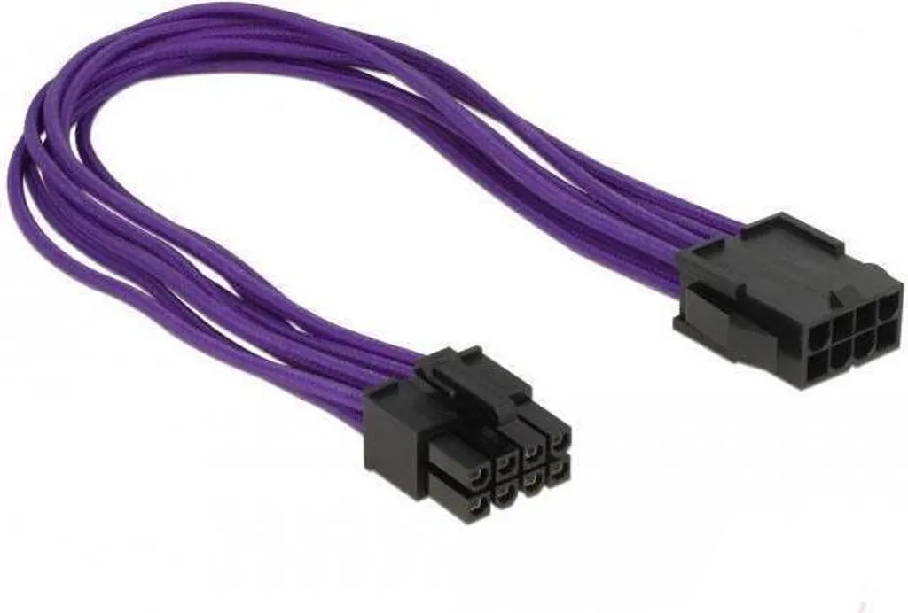Prolunga CPU 8 Pin EPS Delock Braided 30cm - Estetica e Performance PC - 2