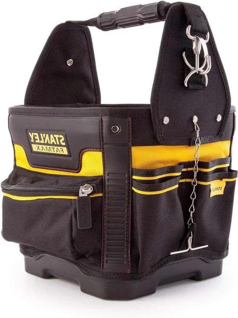 Sacoche d'électricien 29 cm noir - Porte-outils compact et robuste
