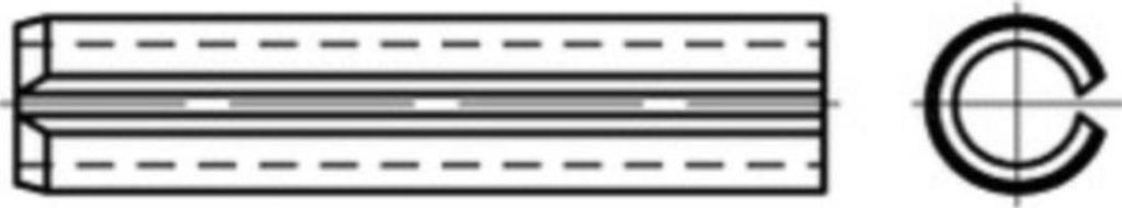 Reyher Spannstifte DIN 1481 1.4310 1,5 x 20 (100 Stück)