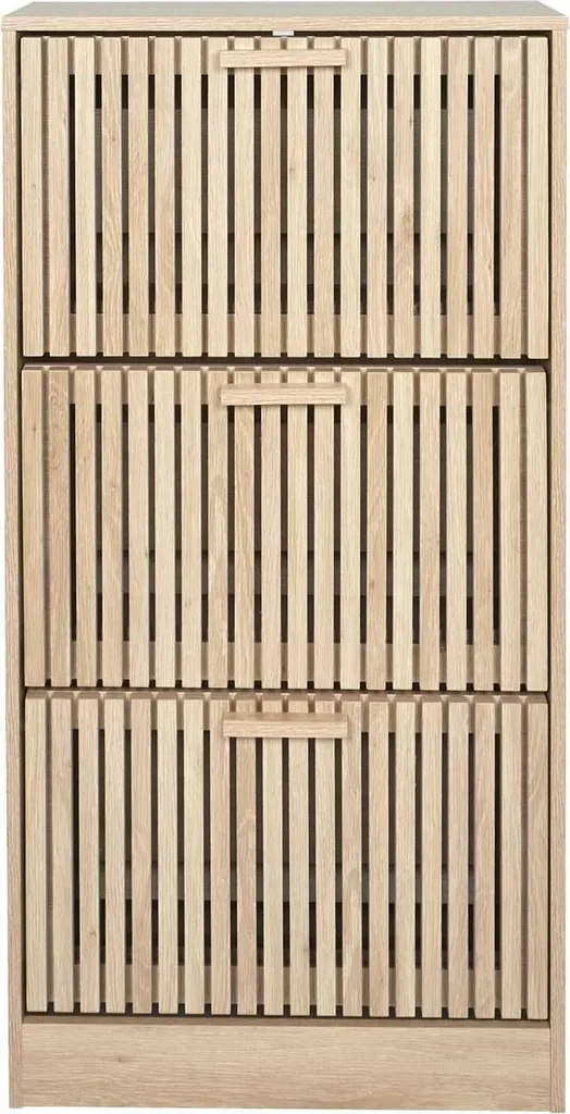 Solution rangement chaussures beige 113 cm pour libérer l'espace sol