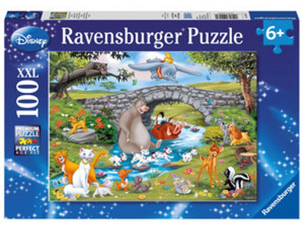 100 Teile Ravensburger Kinder Puzzle XXL Disney Familie der Produktbild 