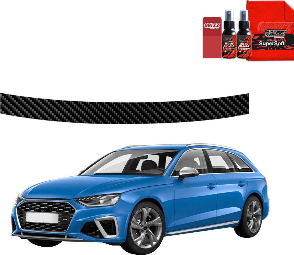 Kohlenstoff Schutzfolie Grizz Protector für Ladekante - Audi A4 Avant (2019-2024)