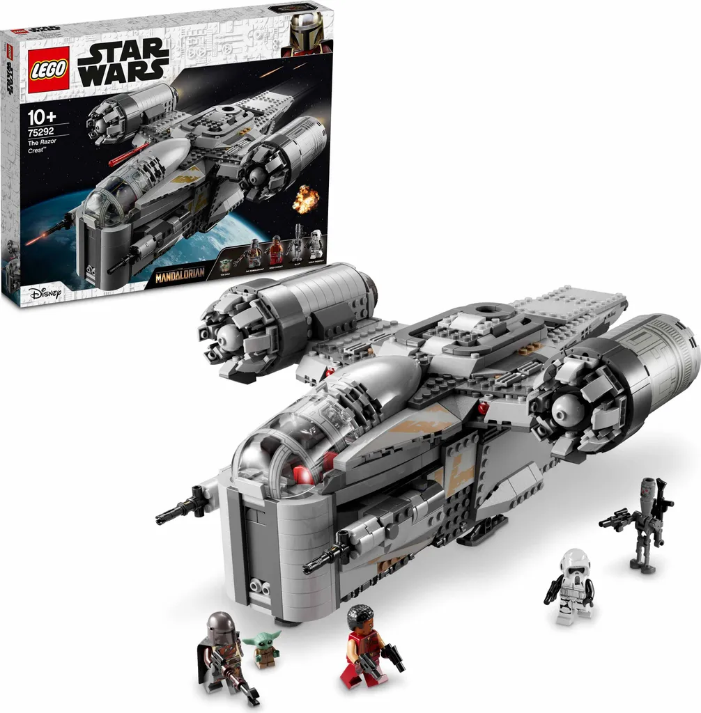 Jeu de Construction LEGO Star Wars Razor Crest Vaisseau Spatial - 30