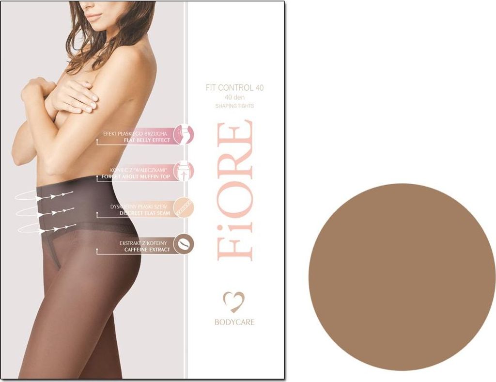 Bauchfreie Strumpfhose 40 den 3 Tan