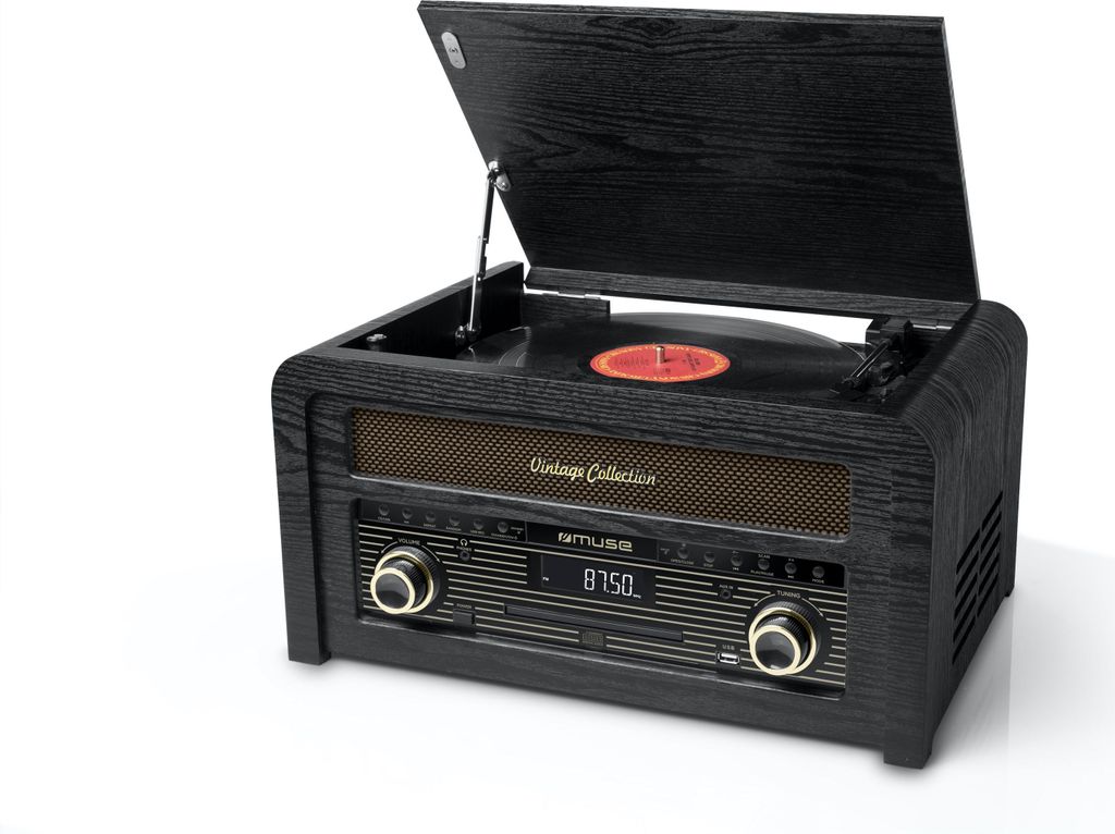 Platine vinyle/cd/usb stéréo 3 vitesses 33/45/78t - Muse - Image du produit 