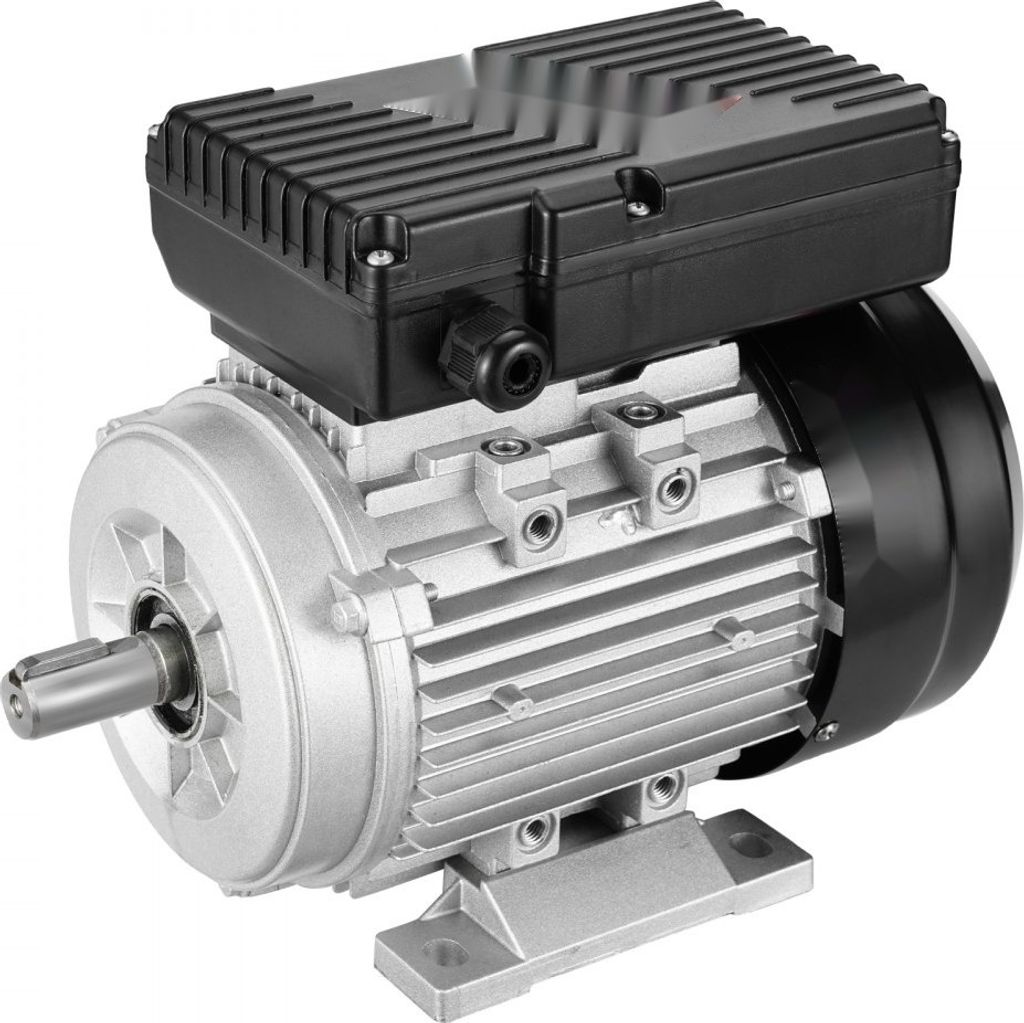 Elektromotor 0,55 kW - 1400 U/min - AC 220-240V - 4,5A - 1-phasig - 19mm Keilwelle - Industriequalität