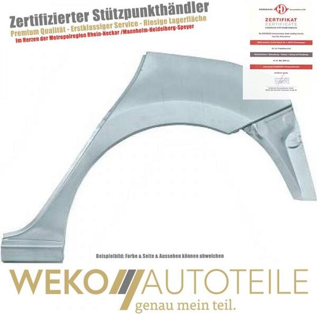 Seitenwand hinten links DIEDERICHS 9445231 für VW