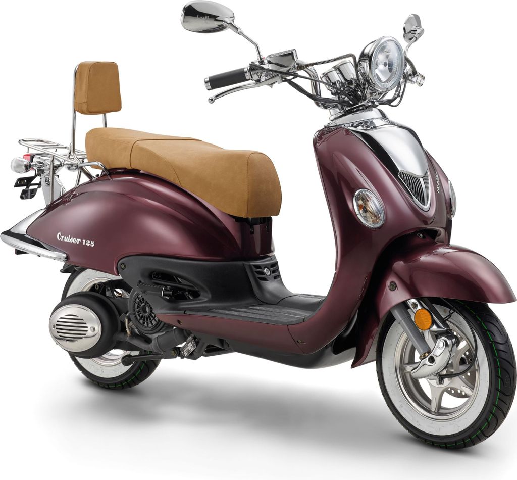 LuXXon Motorroller Cruiser - Retro City Roller Vintage mit Produktbild 