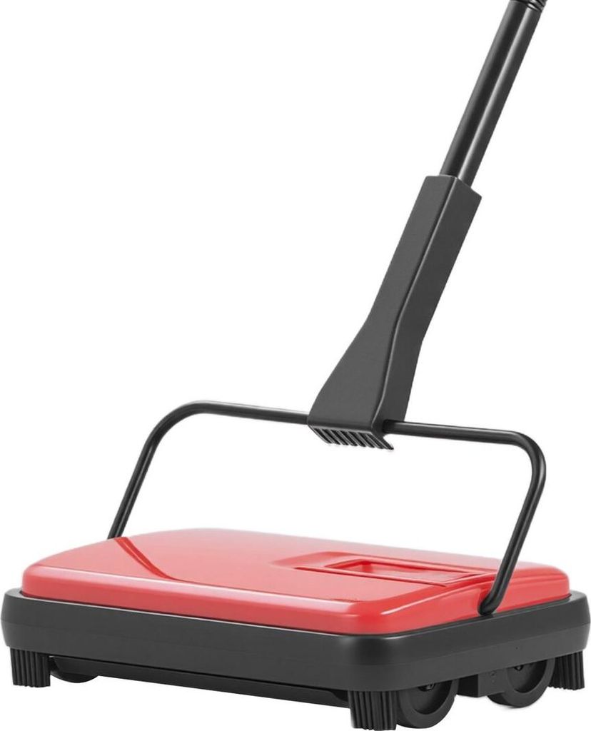 Carpet Floor Sweeper Manual 170mm Width Sweeping Paths Red