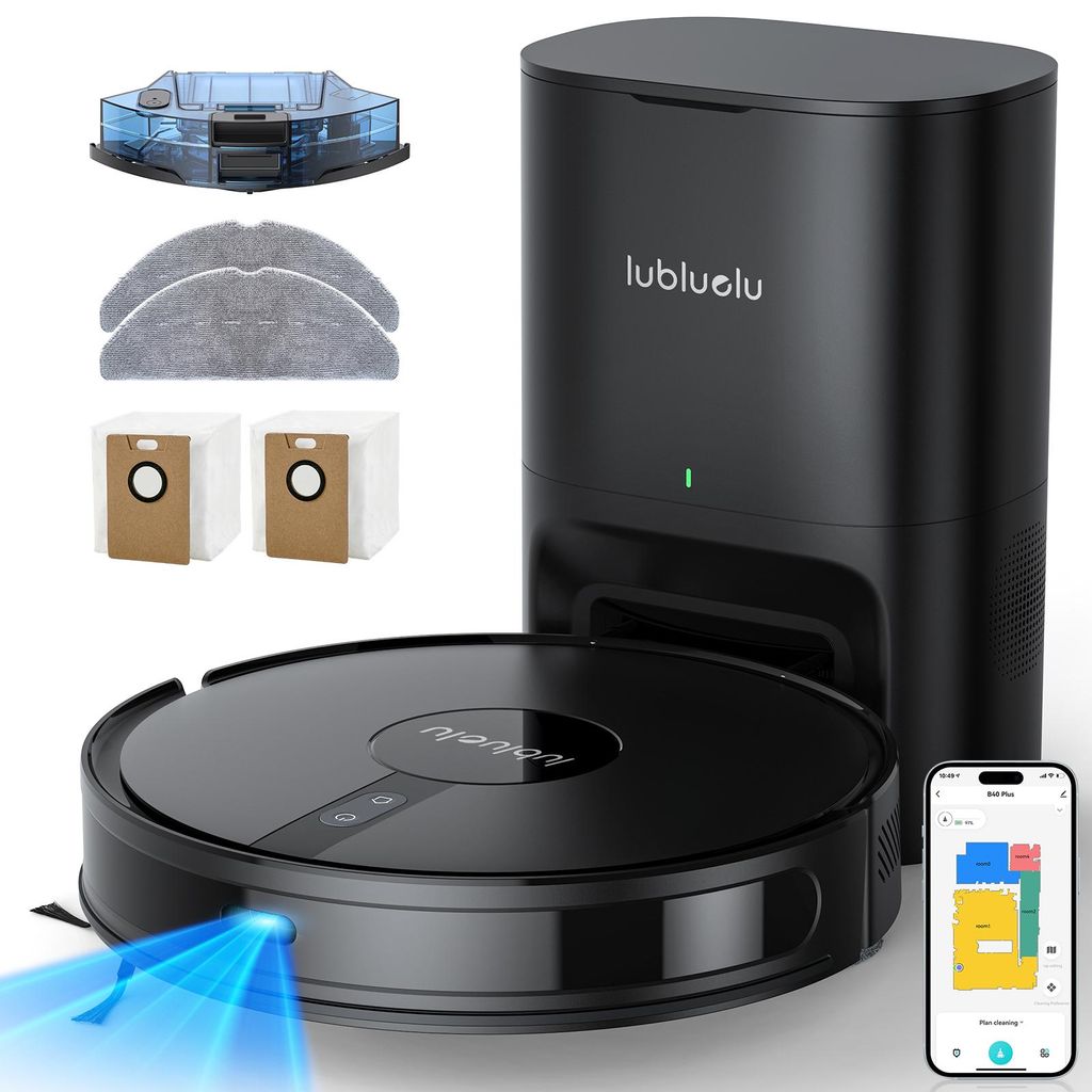 Robot aspirateur Lubluelu B40 Plus, puissance d'aspiration Image du produit 