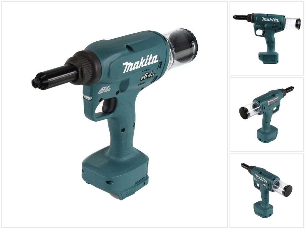 Makita DRV 250 Z Riveteuse sans fil 20kN, 18V, sans balai, Image du produit 