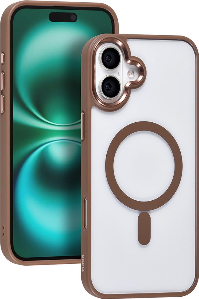 TUNIQ iPhone 16 Plus Back cover case - Magsafe - silicone - Gold