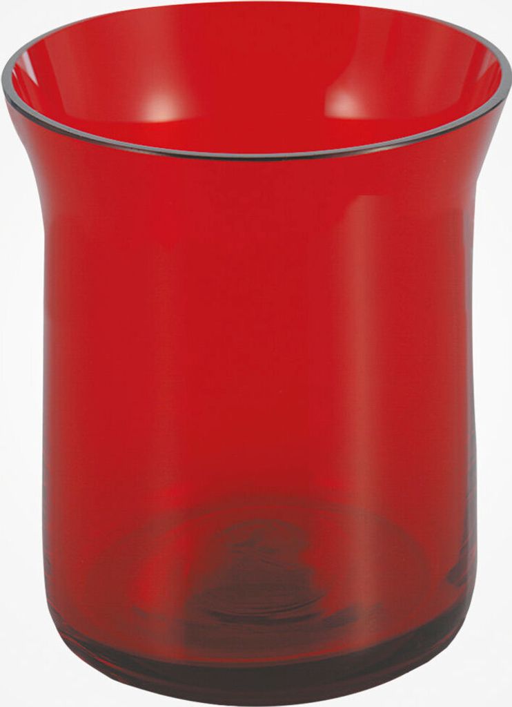 Ewiglicht-Glas Rubin-Rot mit erweitertem Rand (Höhe 110 mm)