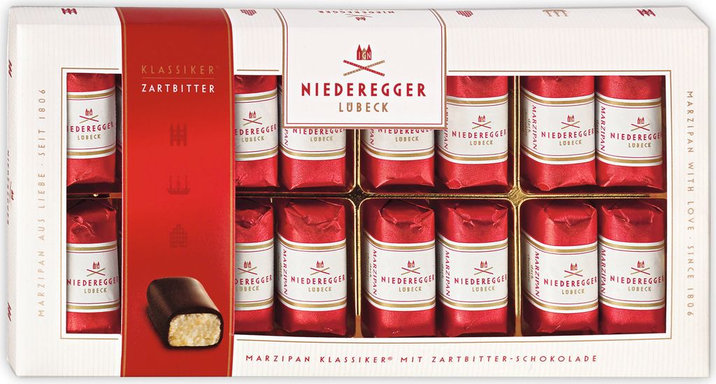 Niederegger - Classic - Horká čokoláda (červená) - 200g Obrázok produktu 3