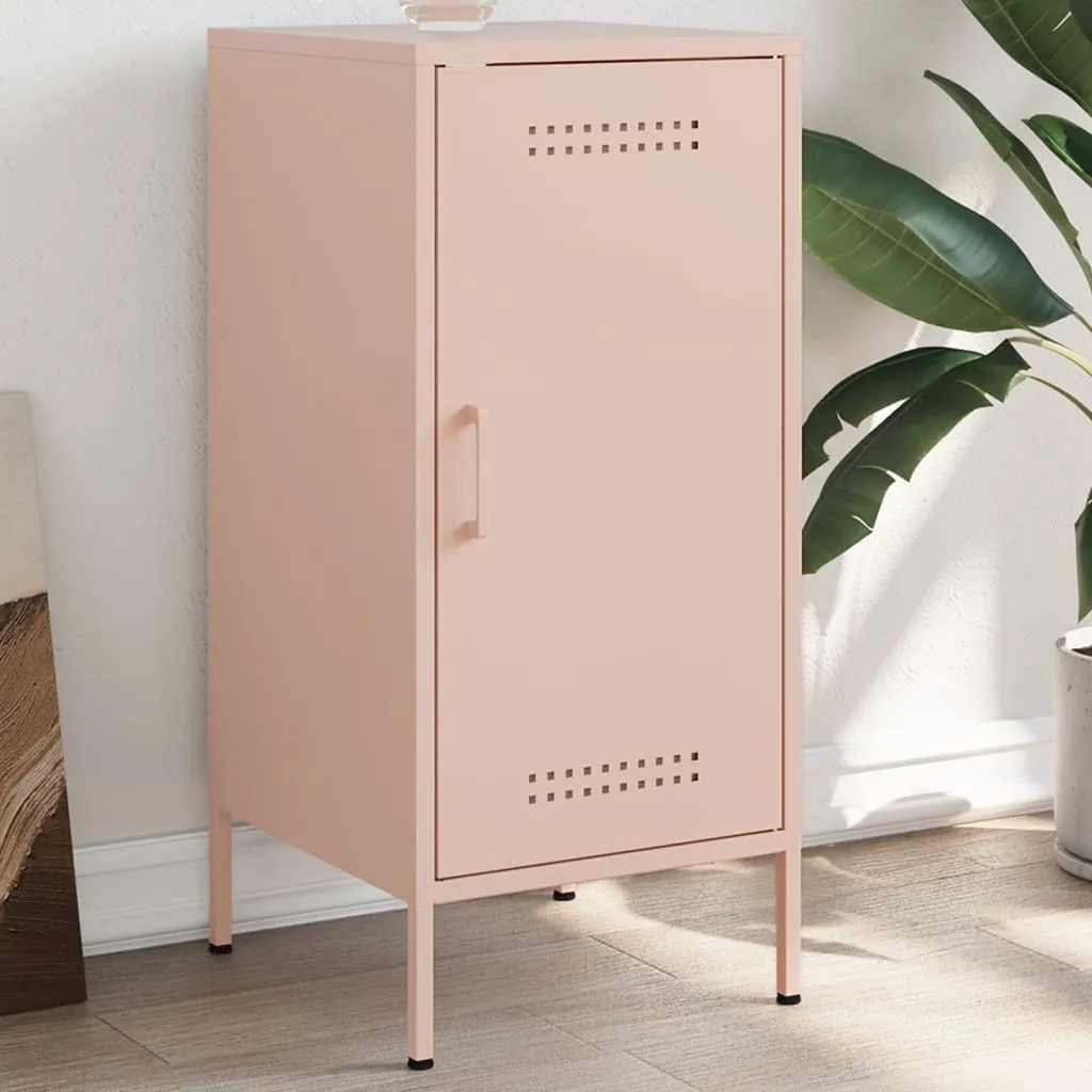 vidaXL Credenza Rosa Acciaio 36x39x79 cm | Mobiletto Stile Industriale