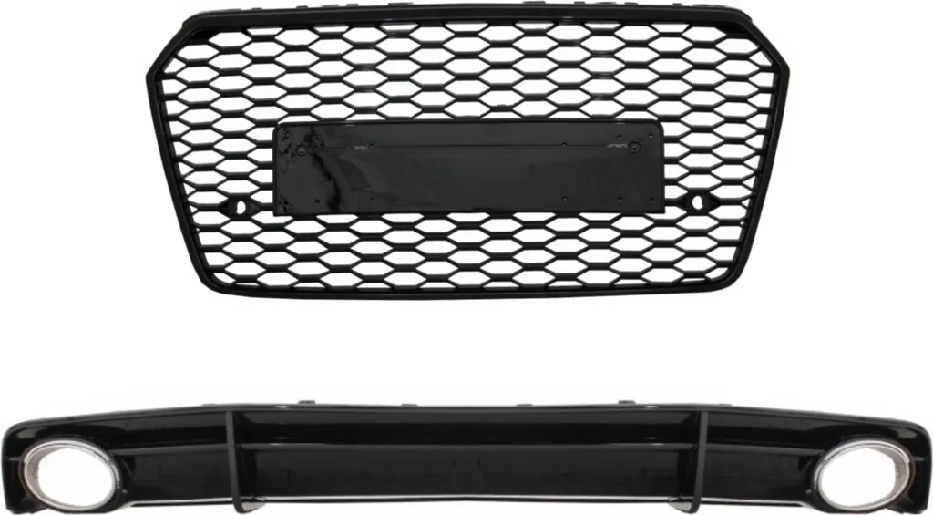 Amélioration Look RS7 pour Audi A7 4G 15-17 : Grille et Diffuseur S-Line