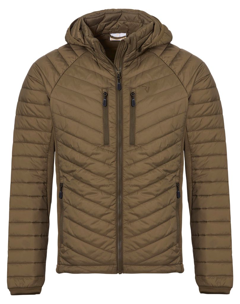 Rovince gefütterte Zeckenschutz Jacke Ergoline Olive Green, Größe M