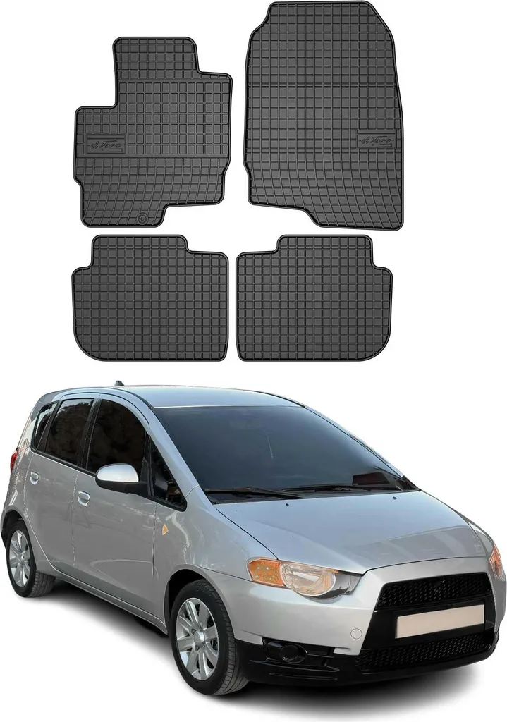 Tappetini All-Weather Mitsubishi Colt Z30 5 Porte Gomma 4 Pezzi