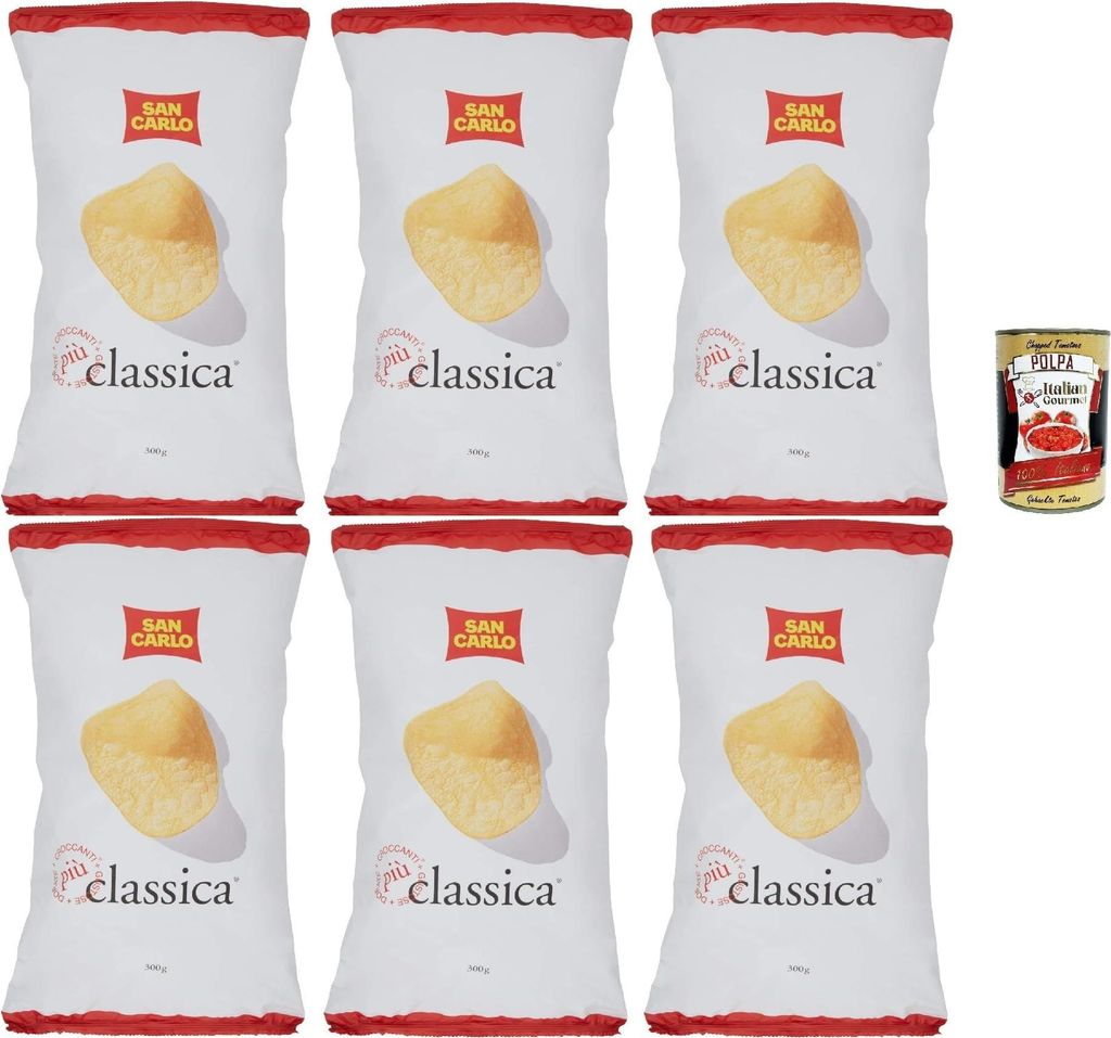San Carlo Classica Kartoffelchips Familienpack 6 x 300g, Produktbild 