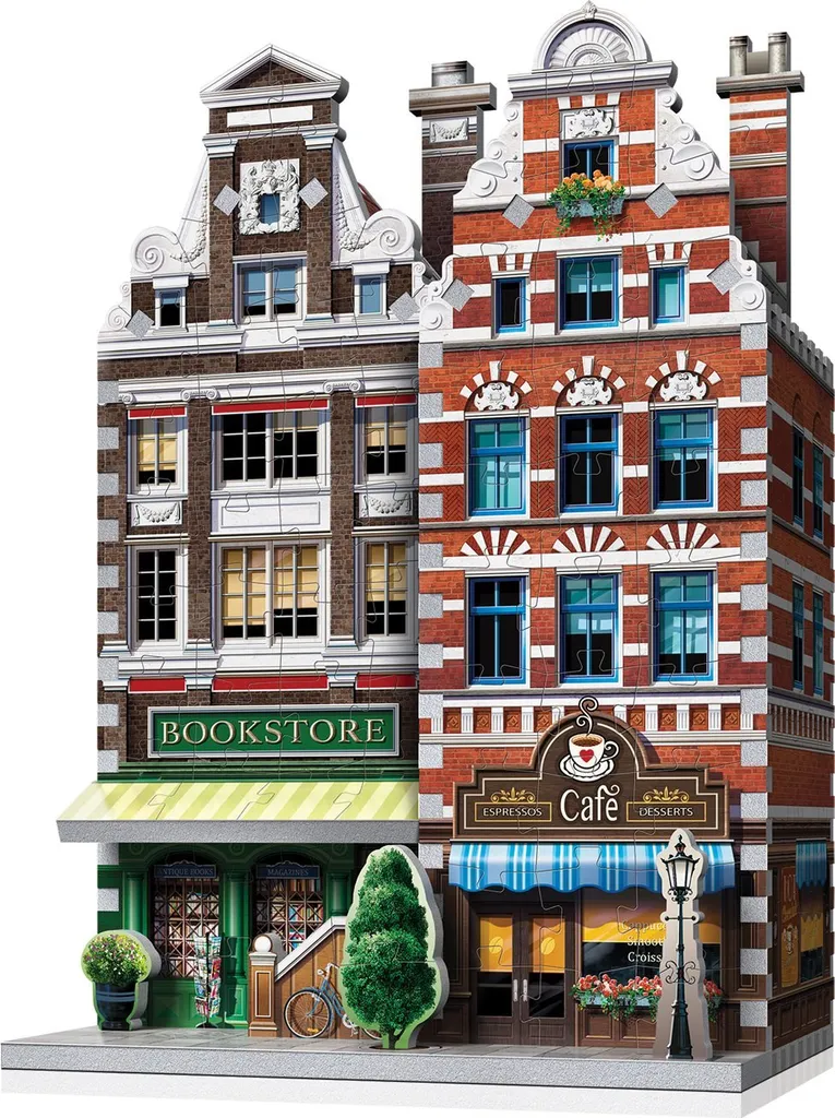 Puzzle 3D Café Urbania WREBBIT : 285 pièces robustes en mousse compacte