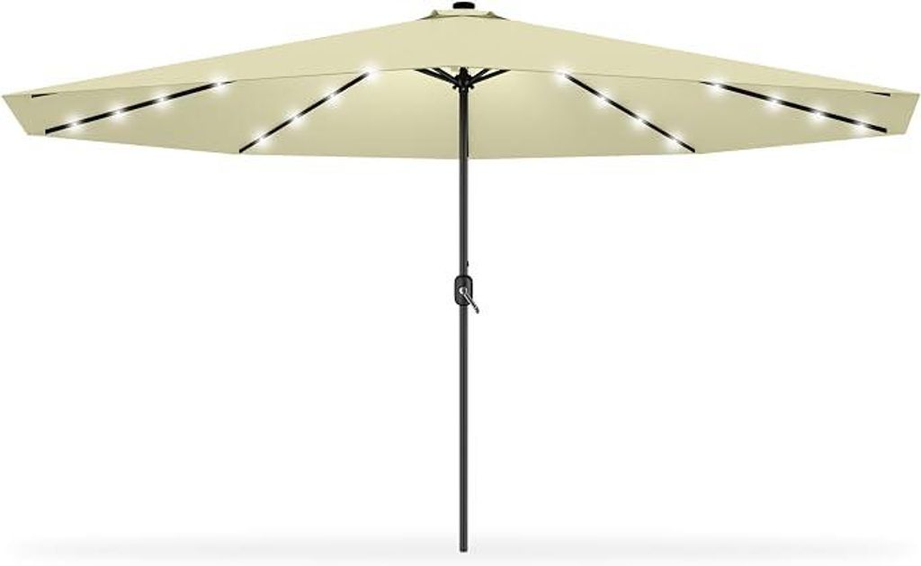 Slunečník QEENTOE, kulatý, průměr 350 cm, s ruční klikou a Obrázek produktu 