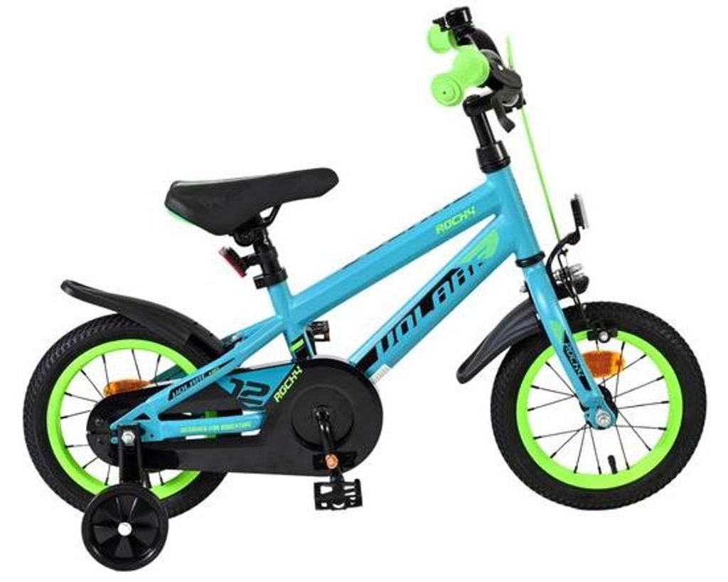 Volare Rocky Kinderfahrrad - Jungen - 12 Zoll - Grün Produktbild 