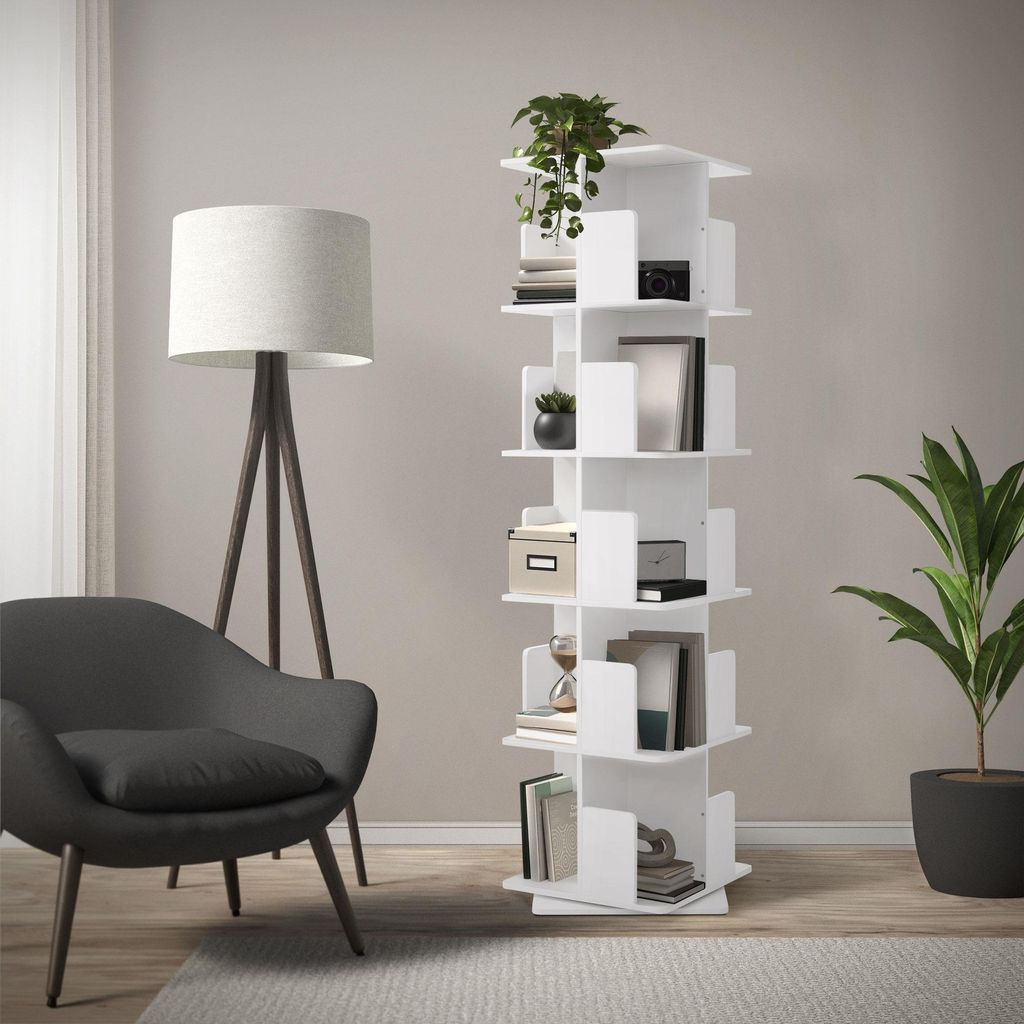 ML-Design Libreria girevole per bambini con 5 ripiani e 20 Immagine del prodotto 
