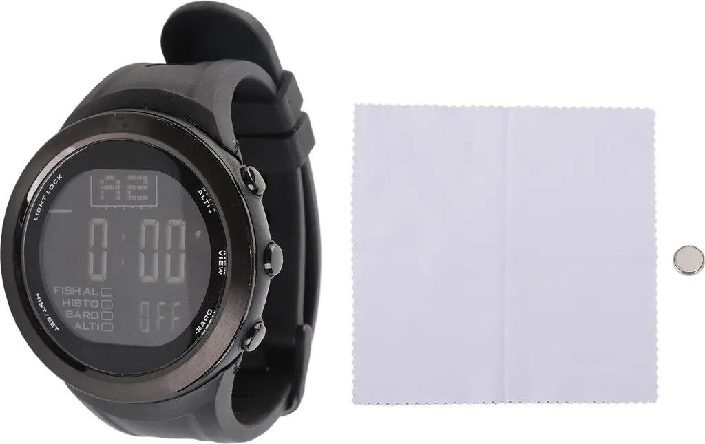 Montre de Pêche FR720B Noir avec Baromètre Altimètre et Étanche