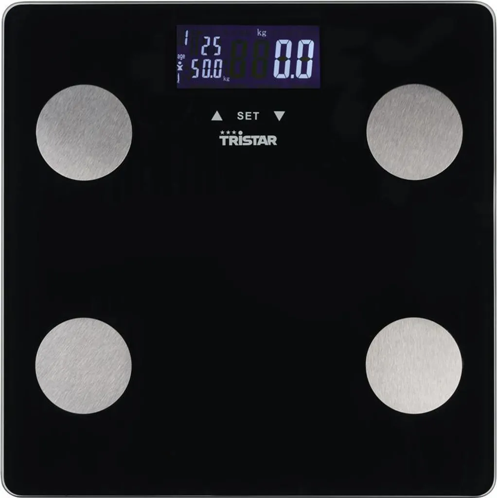 Pèse-personne impédancemètre Tristar WG-2442 numérique noir 150kg