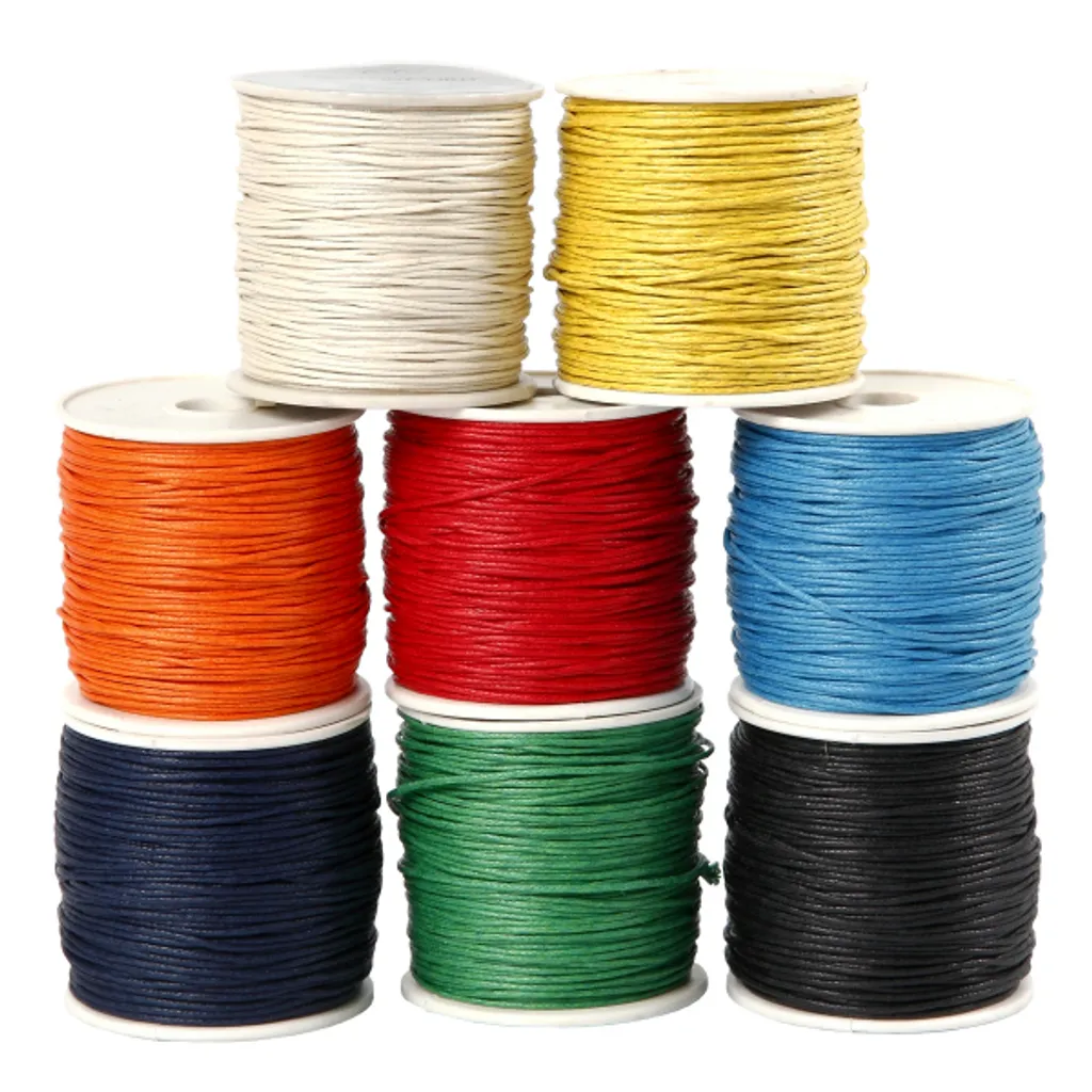 Ruban coton 1 mm extra fin assortiment 8x40 m haute résistance DIY