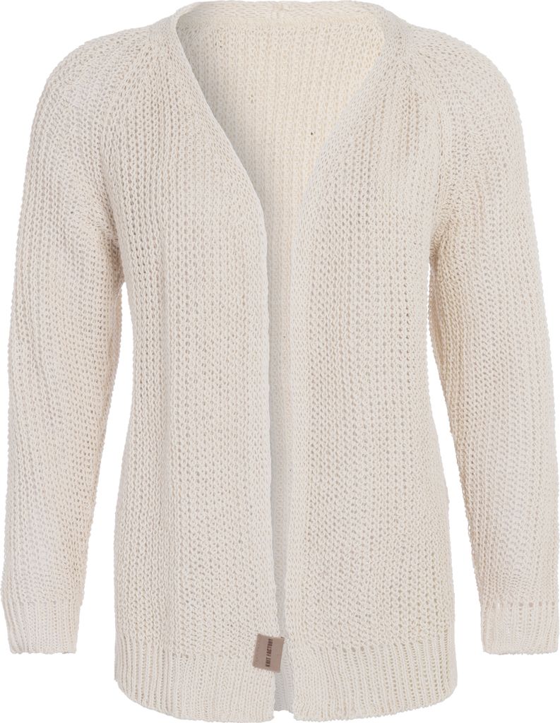 Knit Factory Daisy Kurze Strickjacke - Beige - 40/42