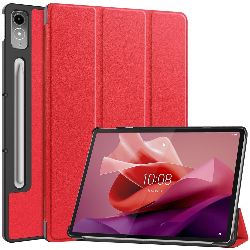 Tablet Hülle für Lenovo Tab P12 2023 TB-370FU TB-371FC 12.7 Zoll Slim Case Etui mit Standfunktion und Auto Sleep/Wake Funktion