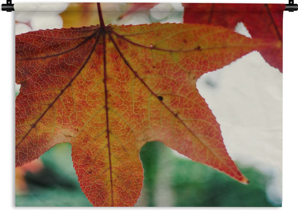 MuchoWow Wandteppich Wandbehang Herbst - Landleben - Blätter - Jahreszeiten - Landleben 150x112.50 cm Tapisserie Dekoration Wandtuch - Wanddecke...