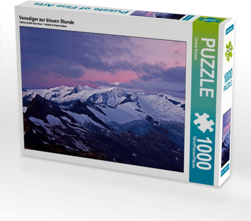 Calvendo Venediger zur blauen Stunde 1000 Teile Puzzle quer 640x480mm, Kramer Christa; 7443661