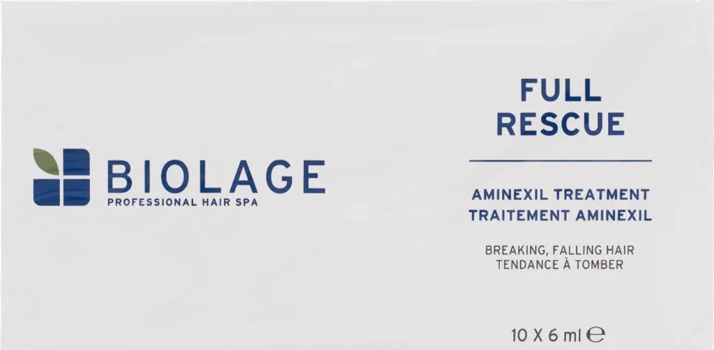 Soin Aminexil Biolage Full Rescue anti-chute ampoules pour cheveux