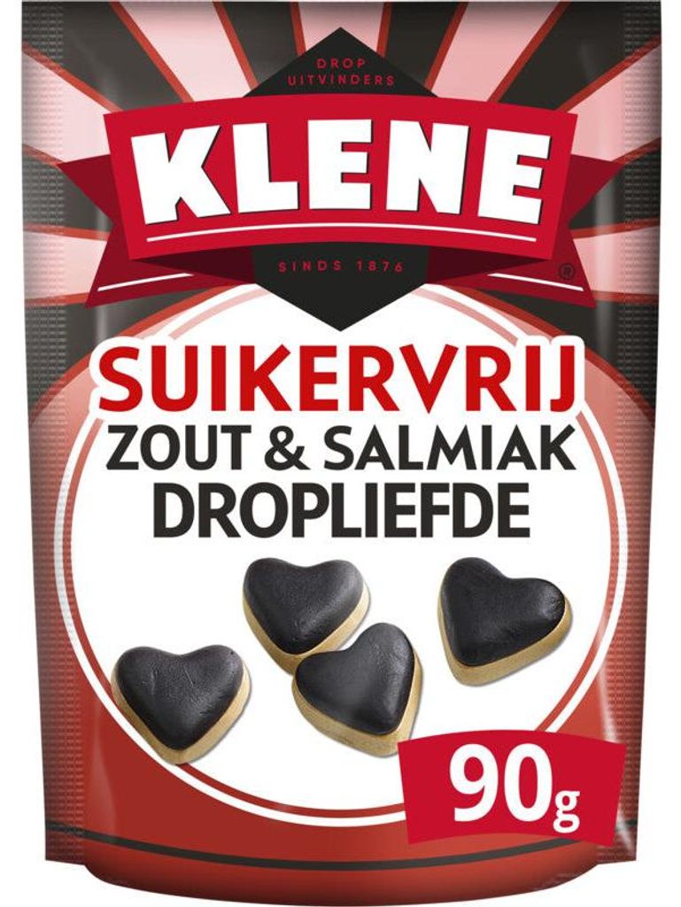 Klene Dropliefde Suikervrij Lakritz 90g – Zuckerfreie Produktbild 
