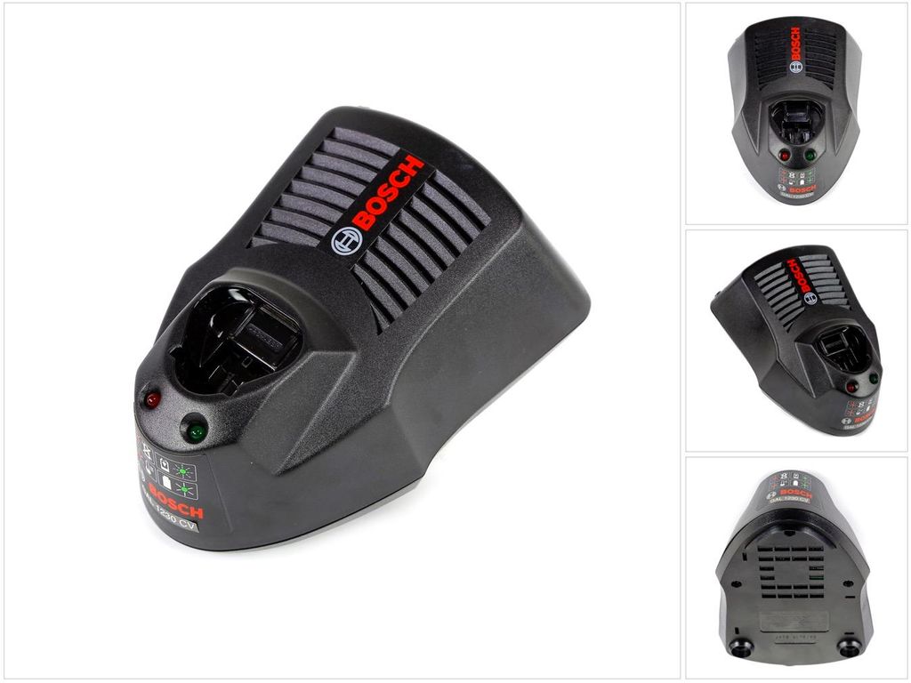 Bosch GAL 1230 CV, Ładowarka do baterii, Bosch, Czarny, Zdjęcie produktu 