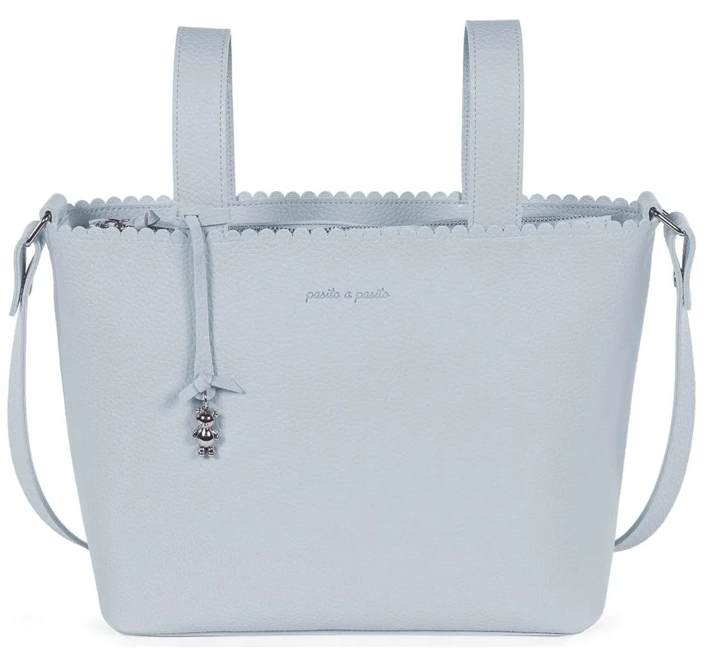 Grand sac à langer bleu ciel Pasito A Pasito pour poussette bébé