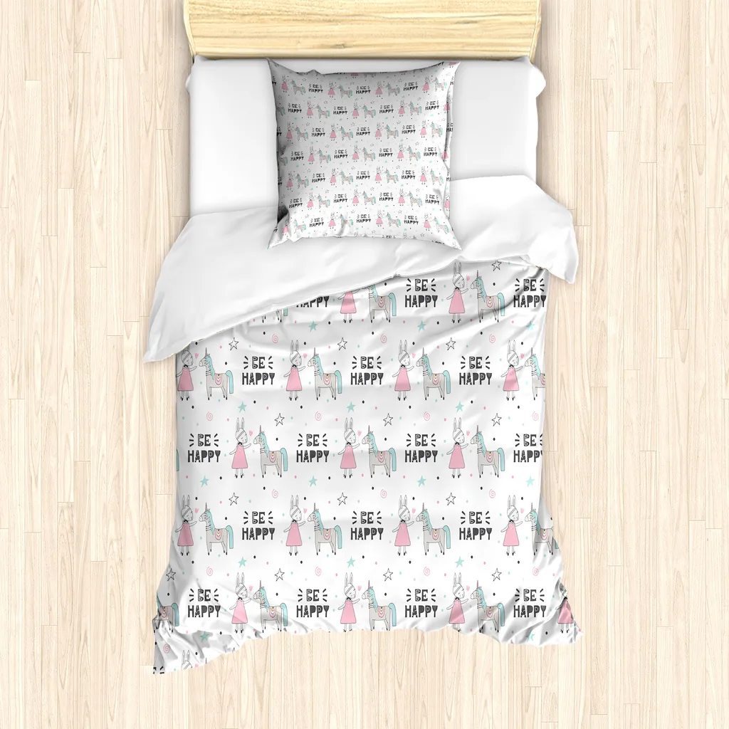 Set Copripiumino Design Unicorno ABAKUHAUS - Arredo Letto Premium