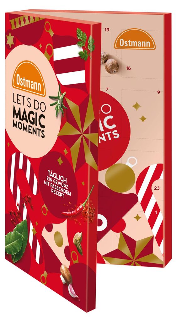Ostmann Adventskalender 2026 Limitiert mit Gewürzen und Produktbild 