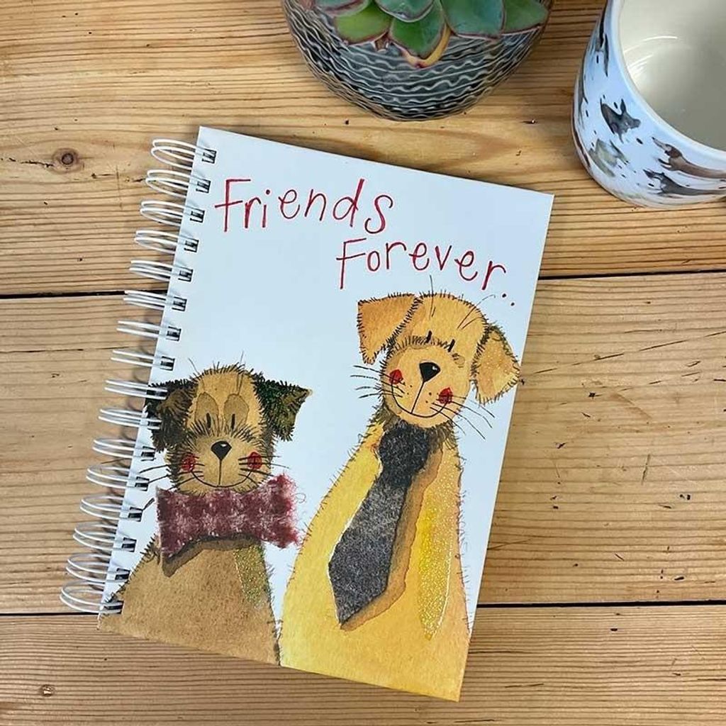 Spiralnotizbuch A5/100K SJ06 Freunde für immer TW