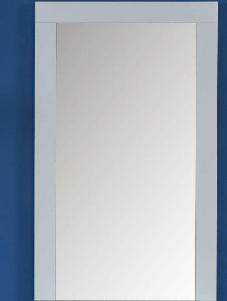 trendteam Garderobe Wandspiegel Kito Weiß Nachbildung/Spiegelglas 58 x 95 x 2 cm